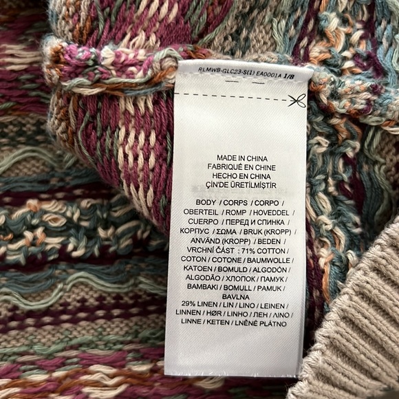 Lauren Ralph Lauren Fair Isle Linen-Blend Pencil Skirt. - Picture 8 of 13